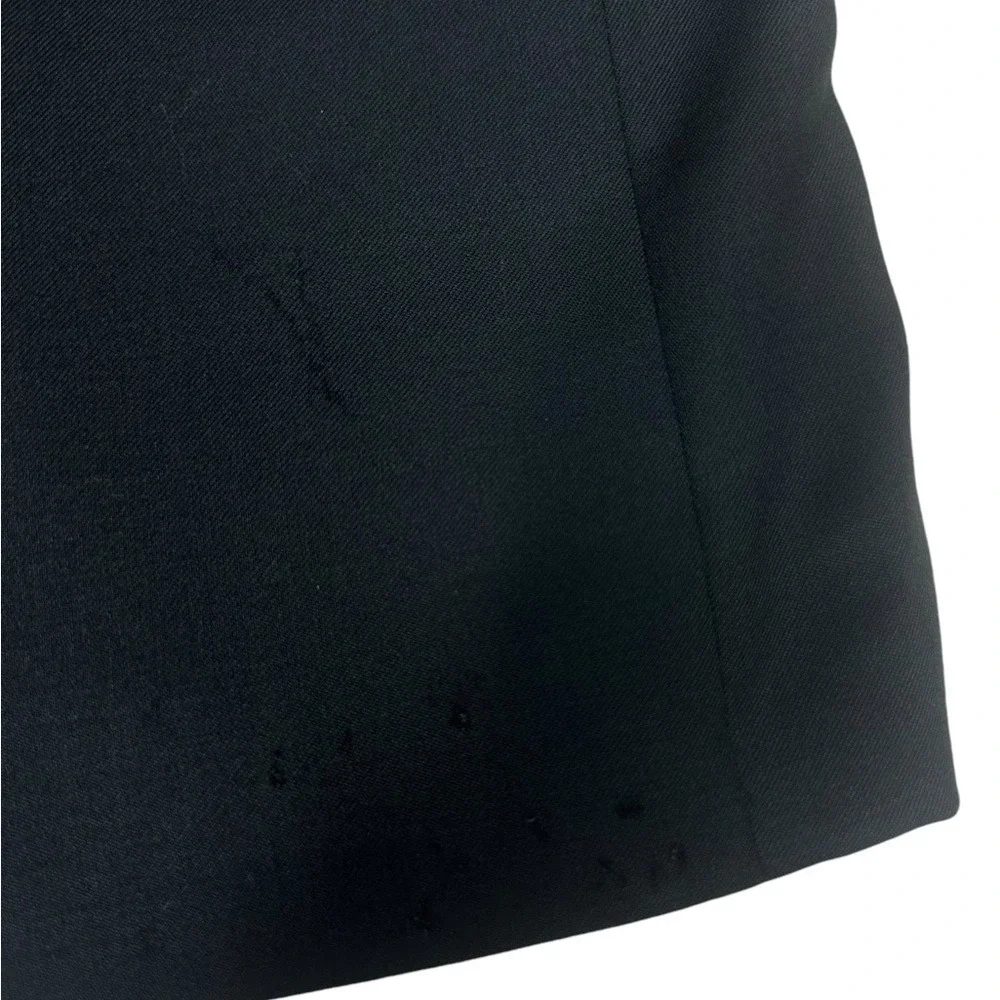 Yves Saint‎ Laurent Worsted Wool Blazer Sport Coat Mens 42R Black Union Made CA